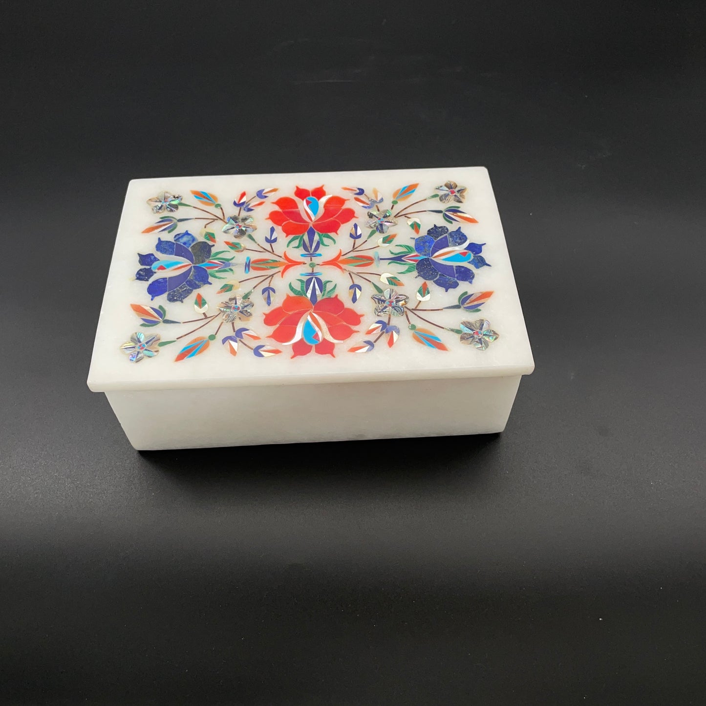 Handmade marble jewelry box