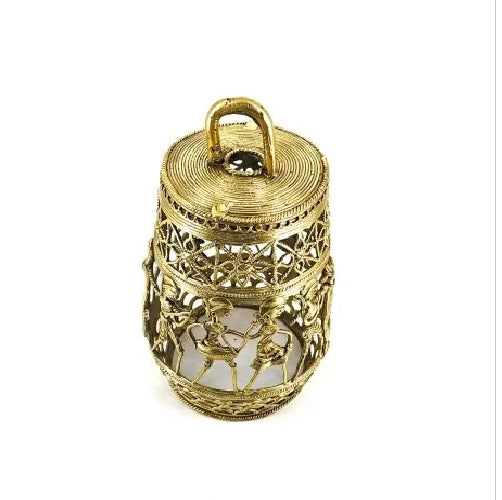 Traditional Brass Lamps Handmade In Dhokra Art