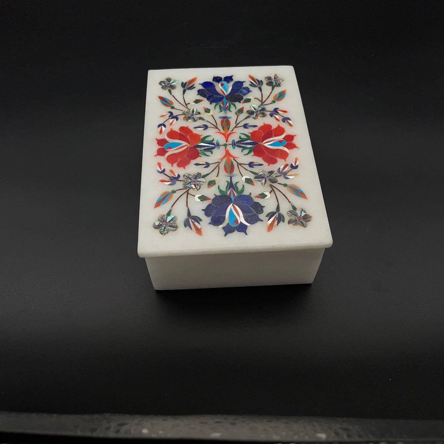 Handmade marble jewelry box