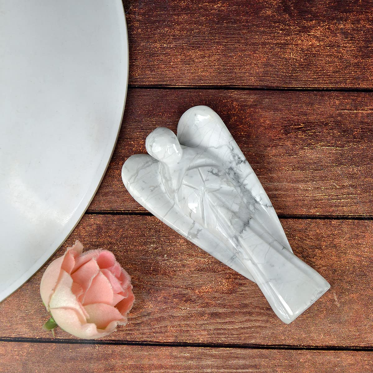 Max Bee Global Crystal Stone Angel Size 3