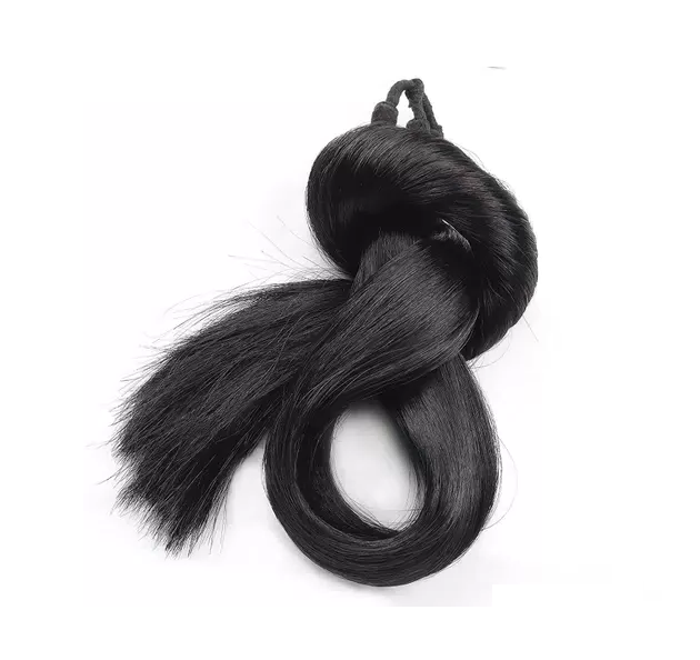 Natural black and Brown Handmade Braided Fake Hair Extension