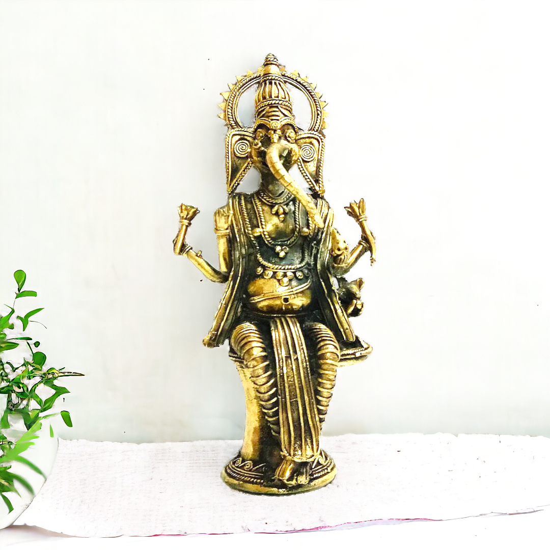 Dhokra Brass Lord Ganesha