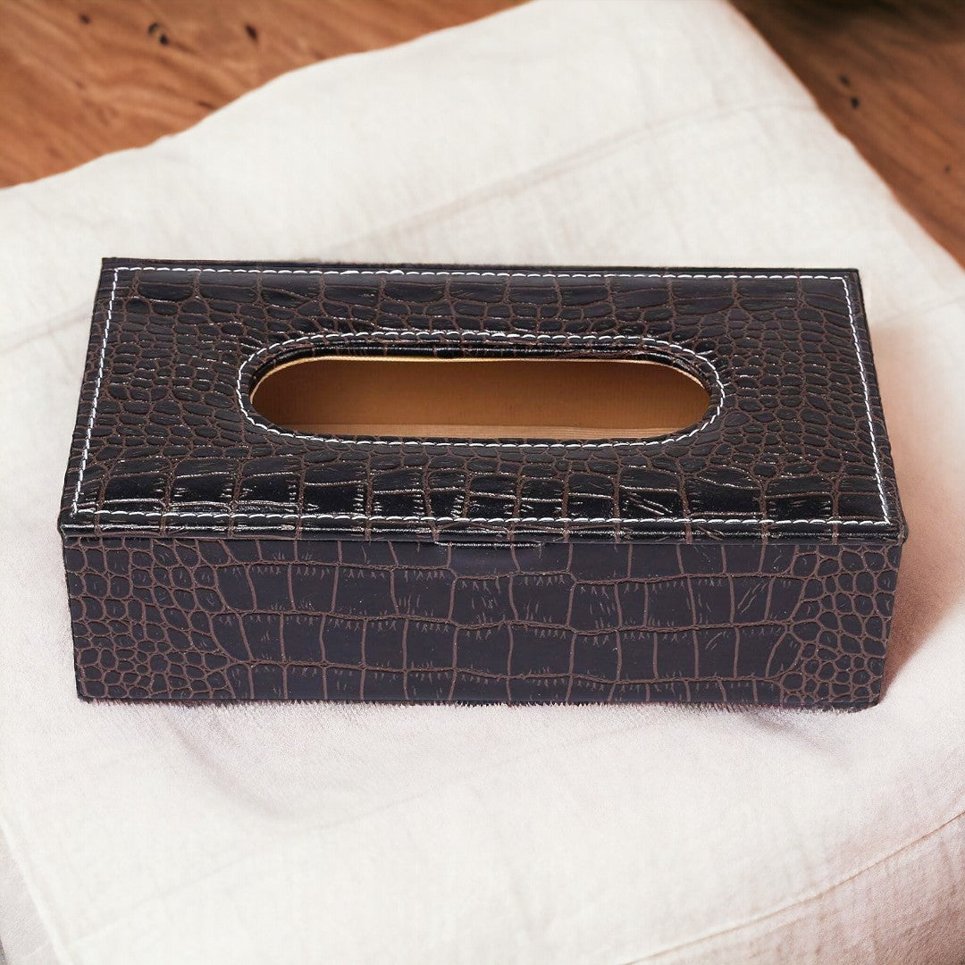 Leather Tissue Box