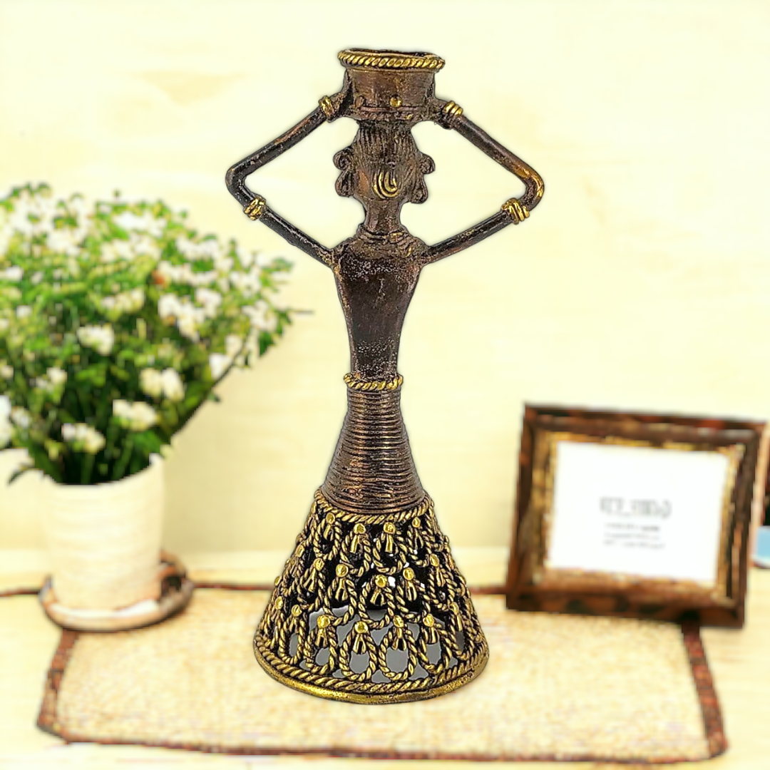 Bastar Art Candle Stand