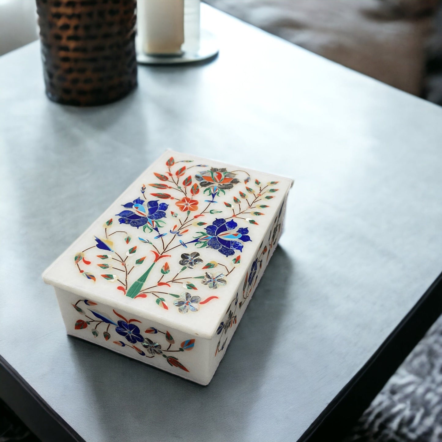 Handmade Marble Jewelry Box