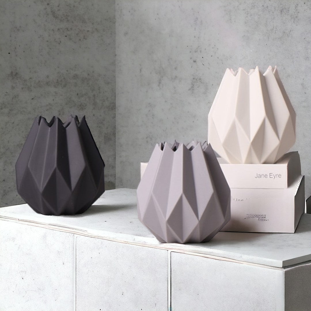 Ceramic Origami Vase