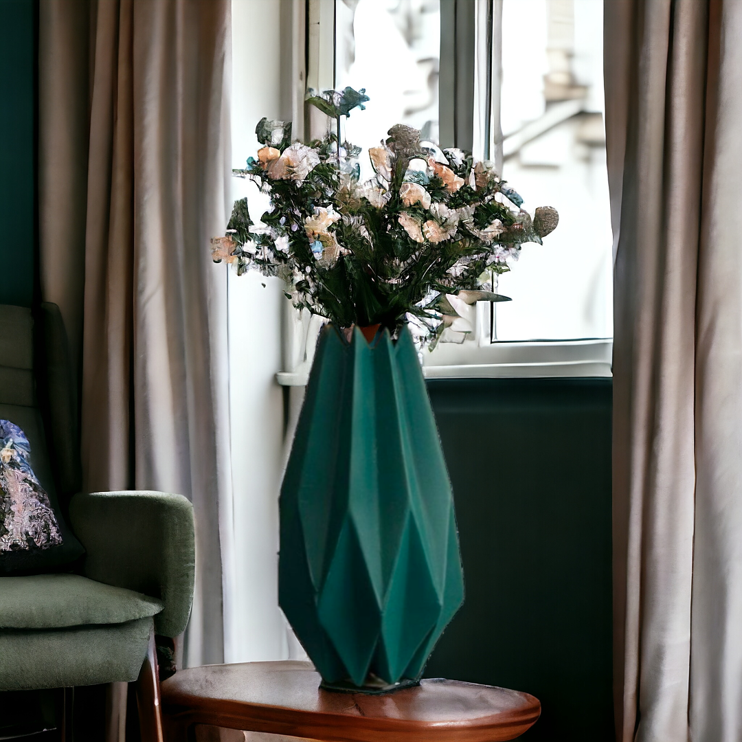 Decorative Geometric Design Ceramic Vase