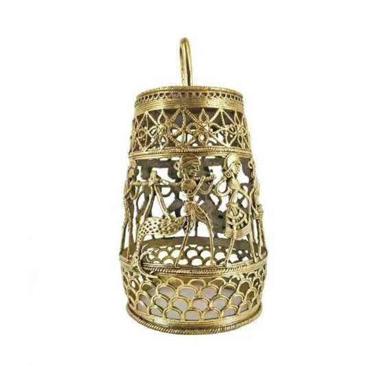 Traditional Brass Lamps Handmade In Dhokra Art