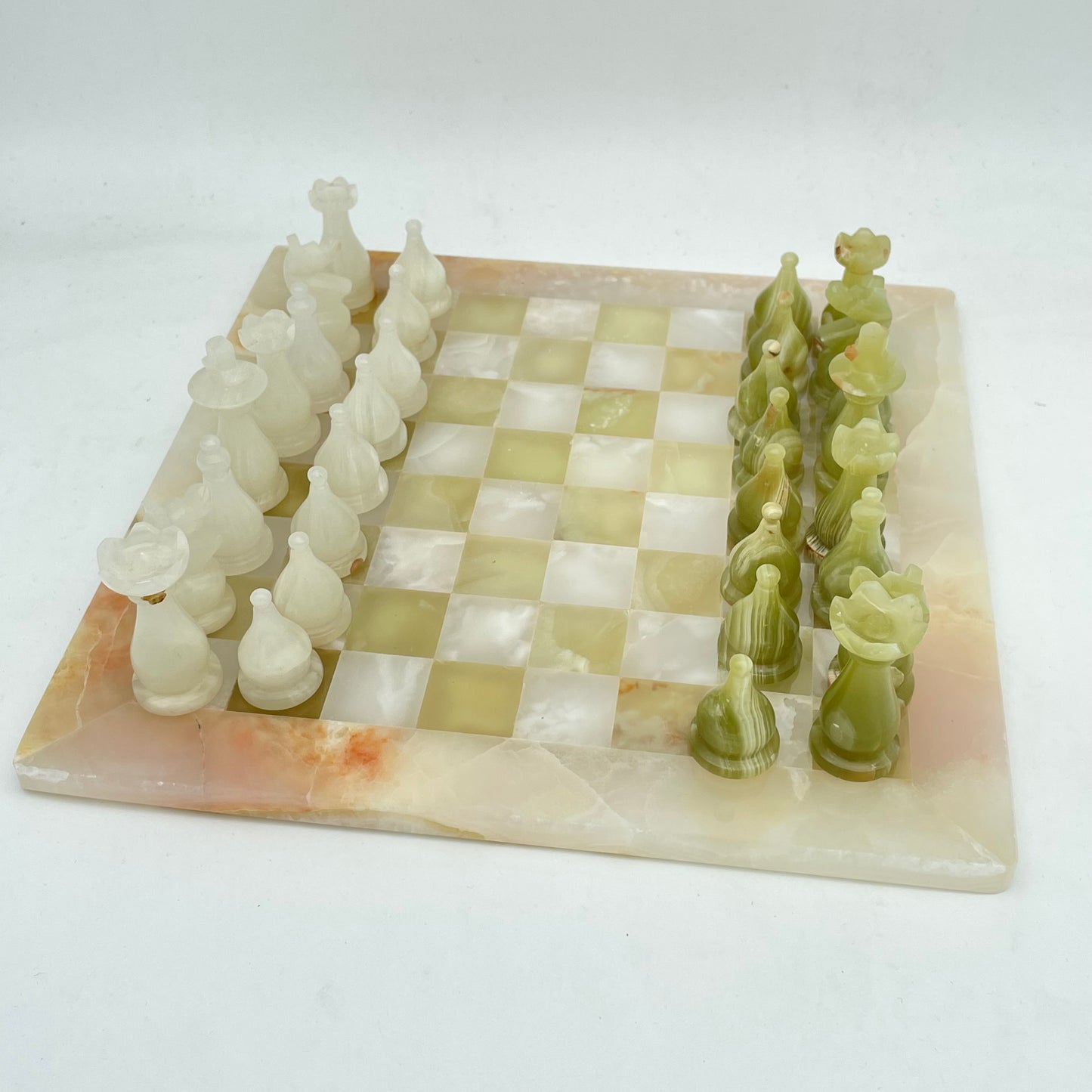 Max Bee Luxury Onyx Chess Set 12 Inch