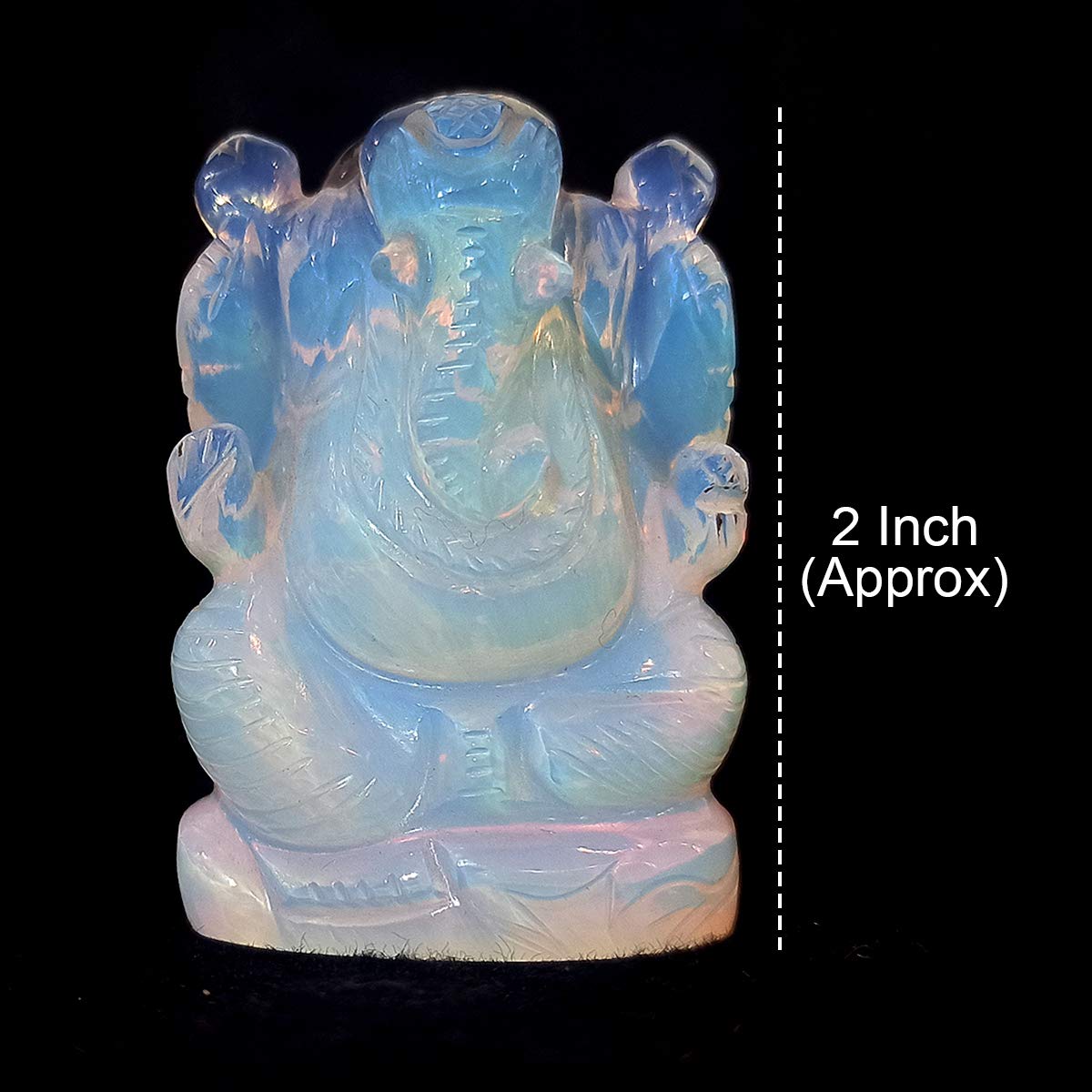 Max Bee Global Natural Handmade 2.1 Inch  Ganesh ji Lord