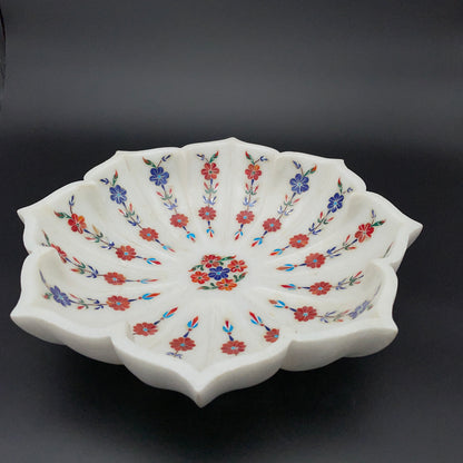 Max Bee Hand Crafted inlay art Bowl / Lotus