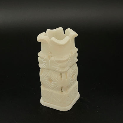Handmade Marble Inlay Pen Stand - A Perfect Gift for Stylish Table