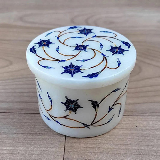 Handmade marble jewelry box