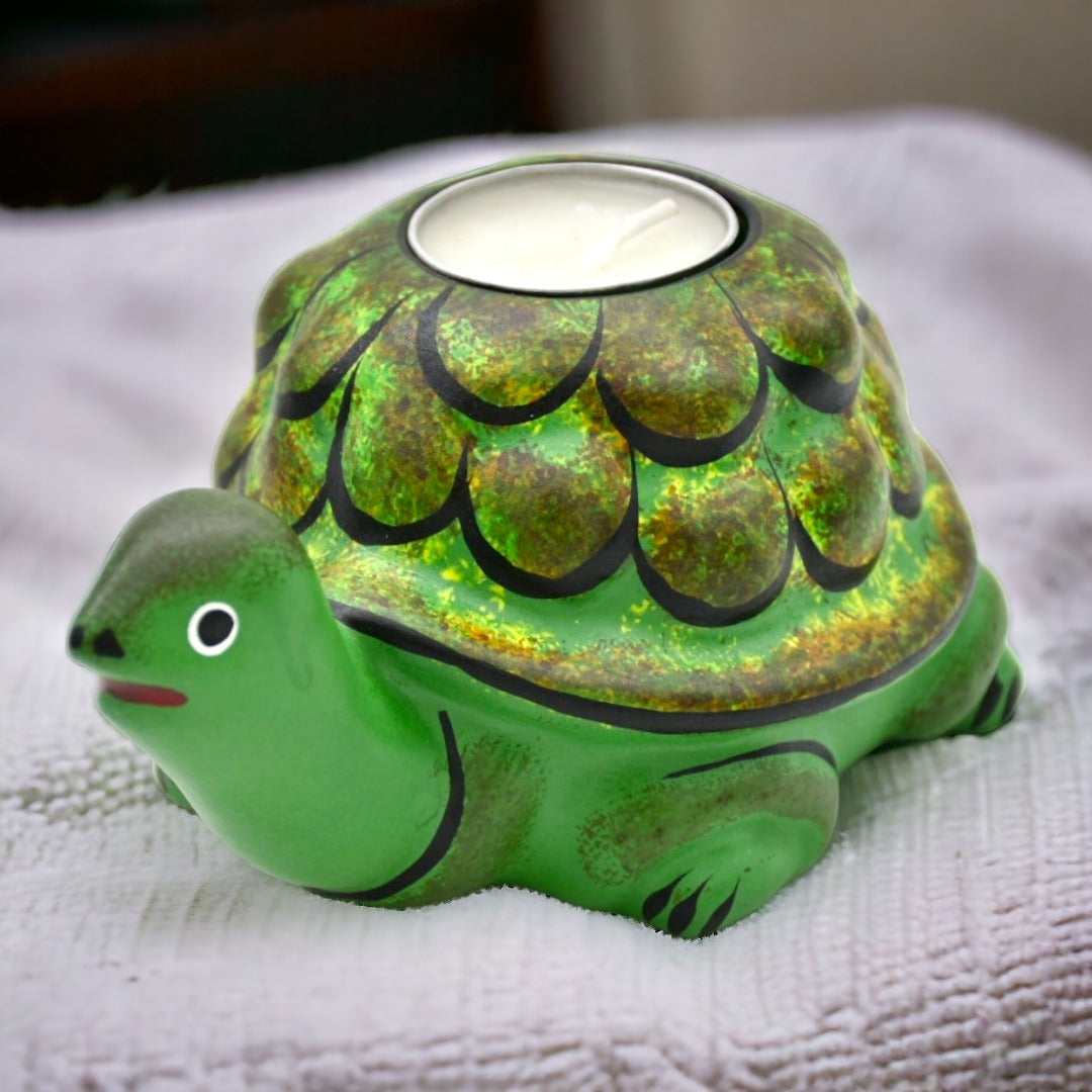 Artisanal Green Turtle Harmony Candle