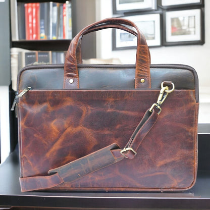 Genuine Leather Messenger Bag