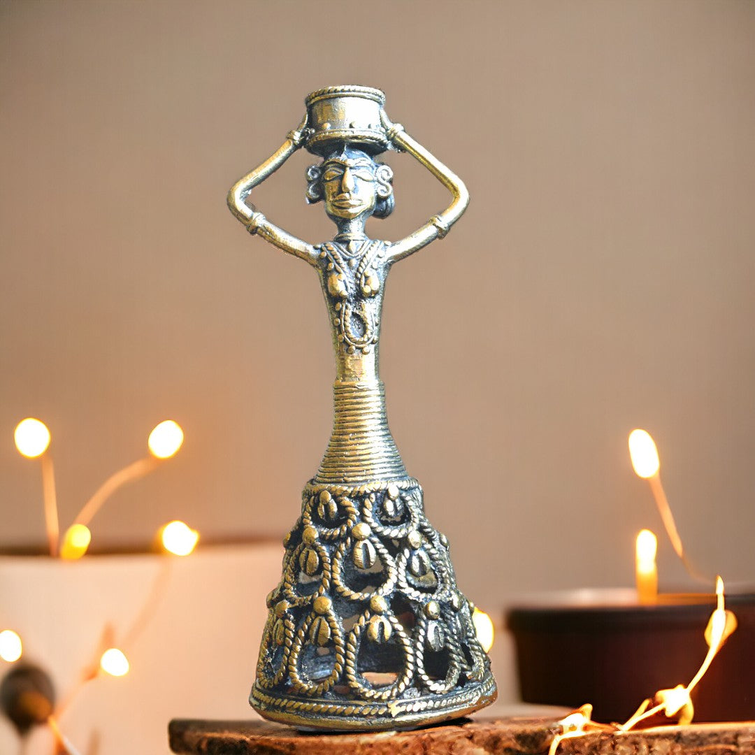 Bastar Art Candle Stand