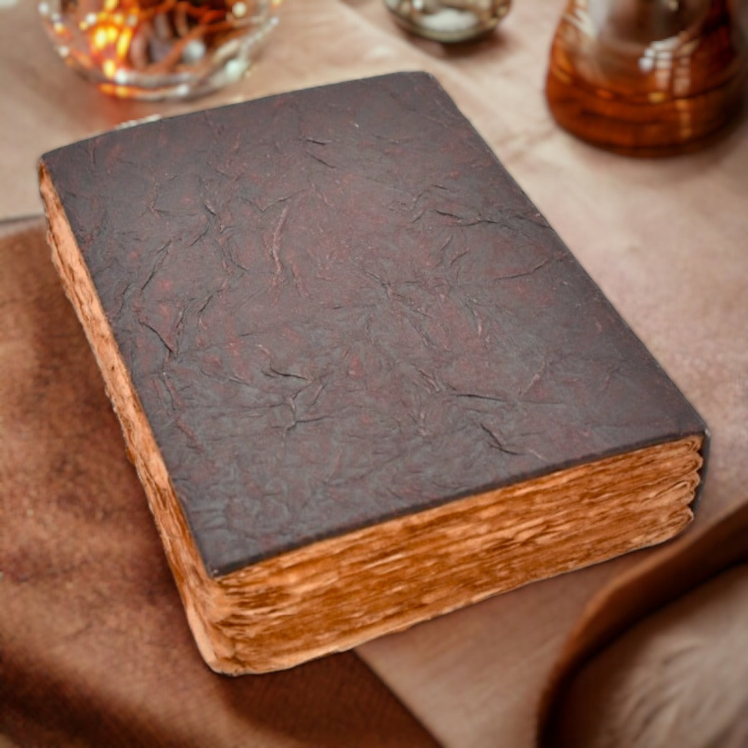 Antique Silver Embossing Journal Notebook