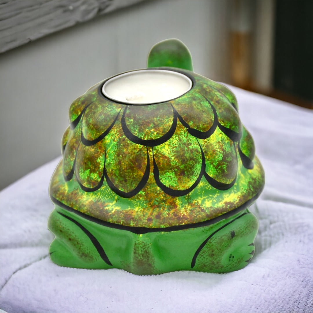Artisanal Green Turtle Harmony Candle
