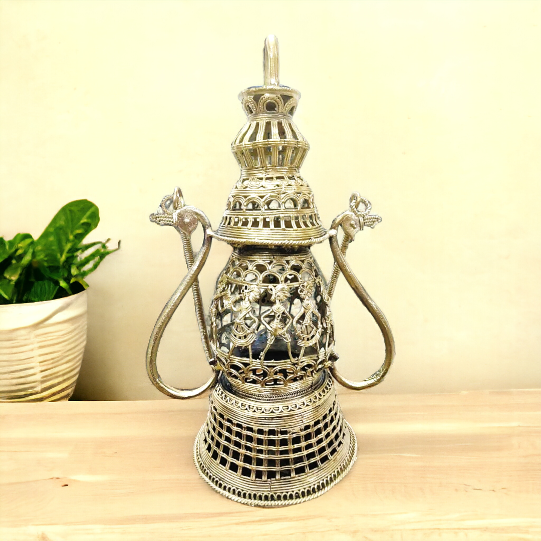 Tribals dhokra brass lantern