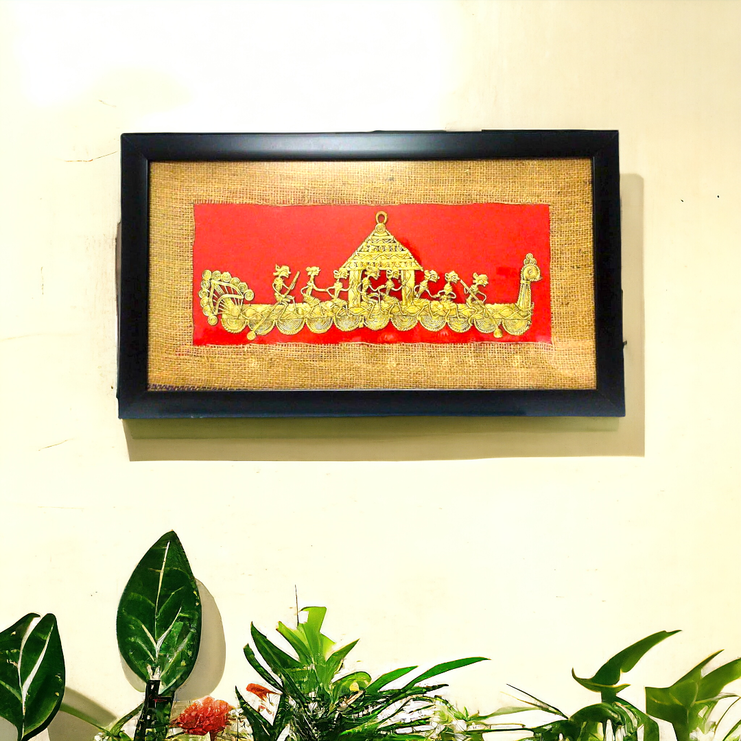 Boat Wall Hanging – Dokra Art