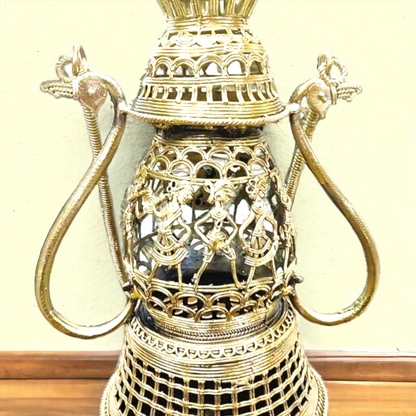 Tribals dhokra brass lantern