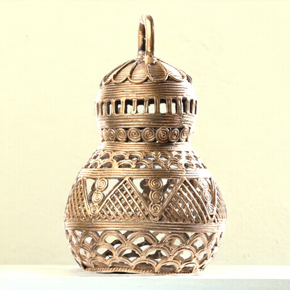 Dhokra Table Top Hanging Mini Lattu Lamp