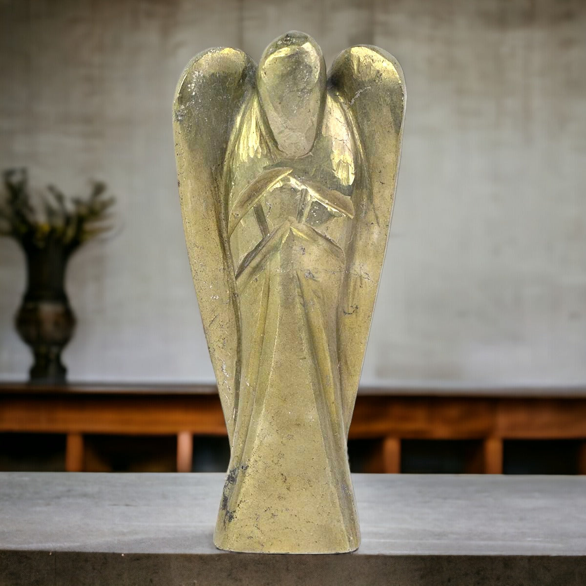 Crystal Stone Angel Size 3 Inch