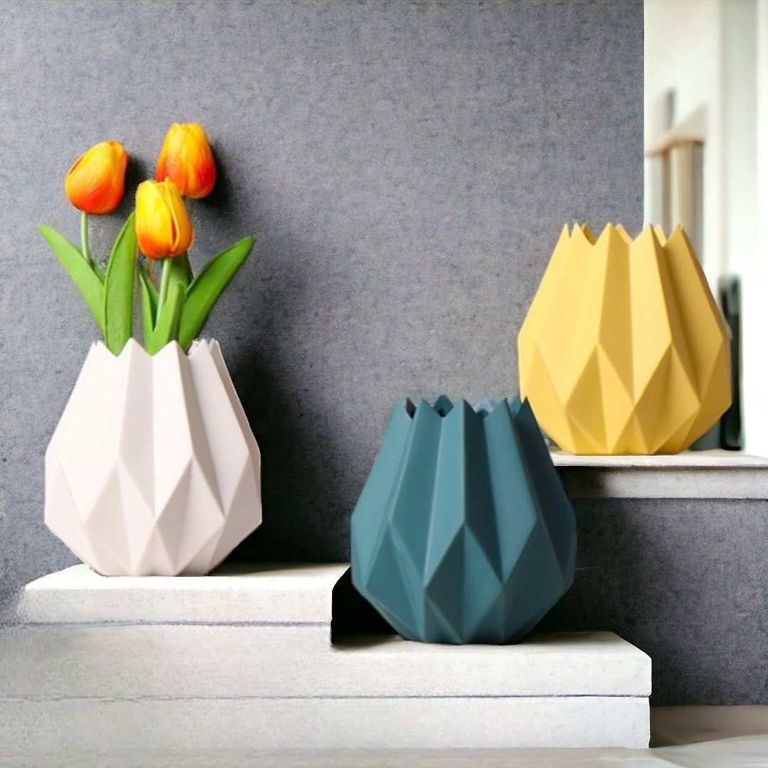 Ceramic Origami Vase