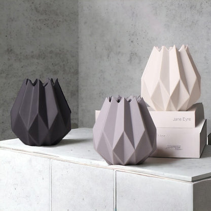 Ceramic Origami Vase