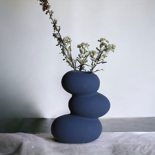 Stone-Shaped Ceramic Vase