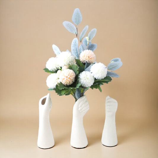 Hand Shaped Flower Vase