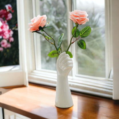 Hand Shaped Flower Vase