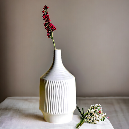 White Ceramic Vase