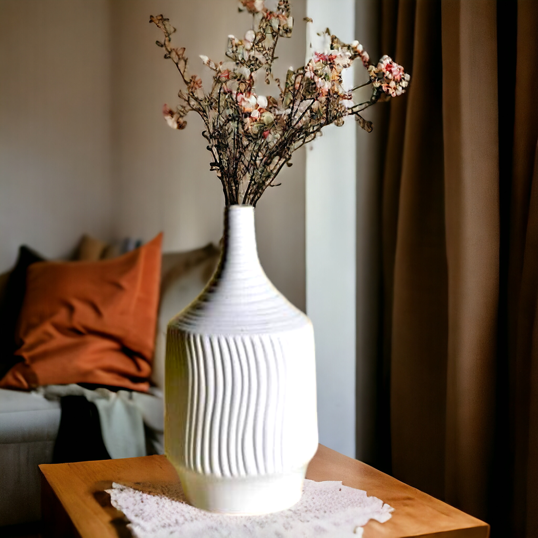 White Ceramic Vase