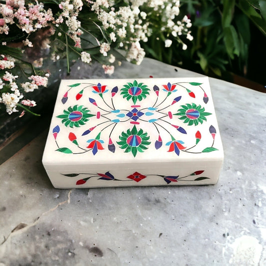 Handmade Marble Jewelry Box